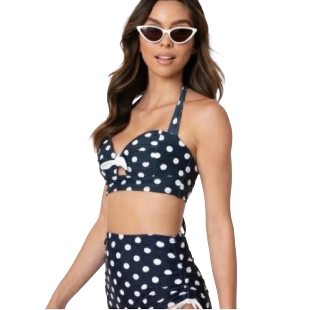 Unique Vintage Polka Dot Retro Bikini Bathing Suit